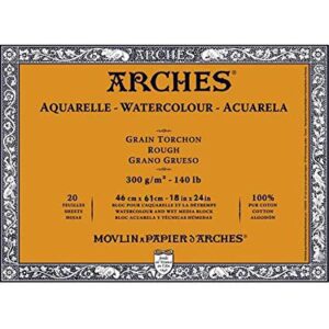 Arches ROUGH block 20 sheets 46x61cm