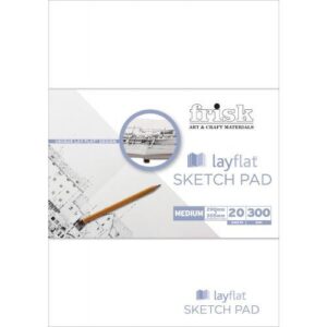 Lay-Flat Sketch Pad Portrait A4 (290 x 205mm) 20 pages