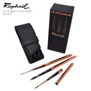 Le Voyageur travel brush set of 3