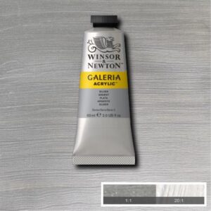 617 Winsor and Newton Galeria Acrylic Colour 60ml Silver Tube