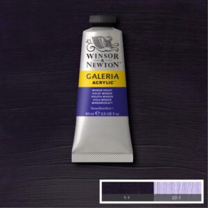 728 Winsor and Newton Galeria Acrylic Colour 60ml Winsor Violet Tube