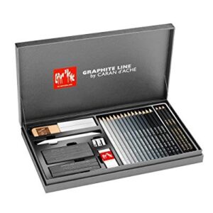 Caran d'Ache Graphite set wooden box