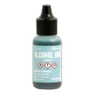 Alcohol ink Aqua