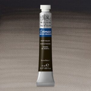 331 Winsor and Newton Cotman 8ml tube Ivory Black