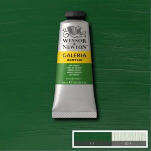 599 Winsor and Newton Galeria Acrylic Colour 60ml Sap Green Tube