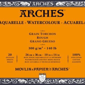 Arches Rough block 20sheets 26x36cm