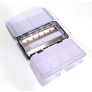 Mungyo Empty Watercolour tin 12 half pan