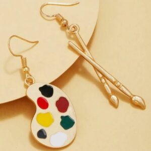 Earring Gold Palette and Brush