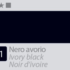 Divolo Artist Gouache 20ml 11 Ivory Black