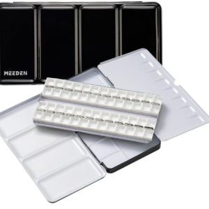 Meeden Empty Metal Watercolour Tin 48 half pans