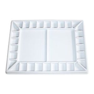 Meeden 17 Well Ceramic Palette 33x25cm
