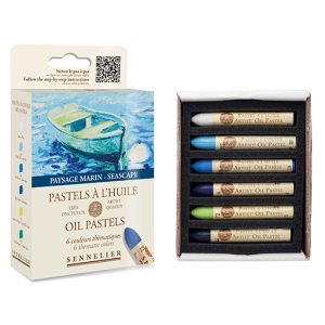 Sennelier Oil Pastel Set of 6 - Seascape