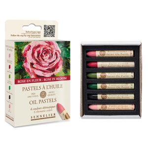 Sennelier Oil Pastel Set of 6-Rose in Bloom