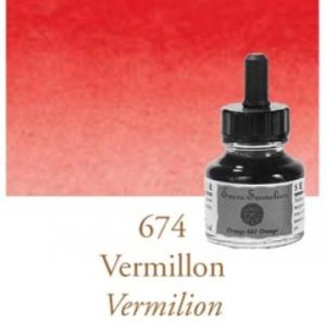 674 Sennelier Ink Vermillion 30ml