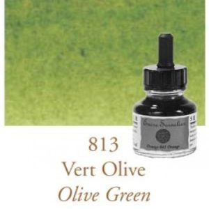 813 Sennelier Ink Olive Green 30ml