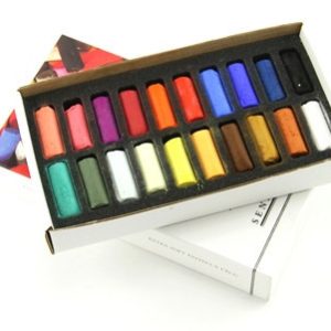 Sennelier Cardboard Etui 20 half Pastels Ecu