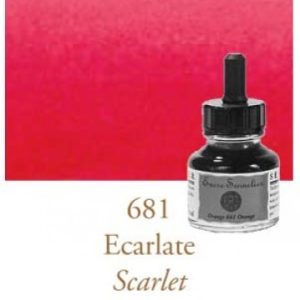 681 Sennelier Ink Scarlet 30ml