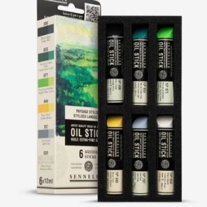 Sennelier Oil Stick mini set Stylized Landscape