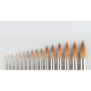 Rosemary Series 401 red sable blend pointed round SH 2