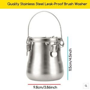 Brush Washer Stainless Steel Large