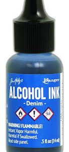 Alcohol Ink Denim