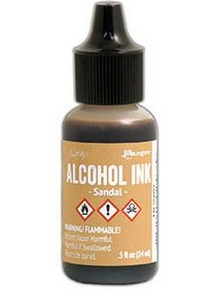 Alcohol ink Sandal