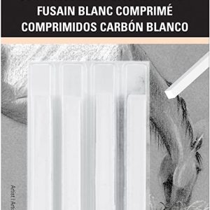 Generals Jumbo Compressed Charcoal set of 4 WHITE