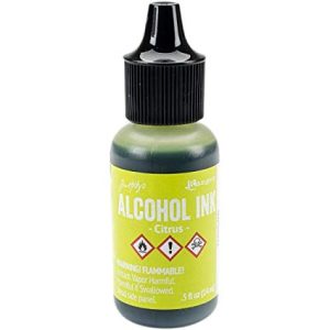 Alcohol ink Citrus