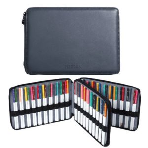 Meeden Leather Tri-Layer Brush Folio